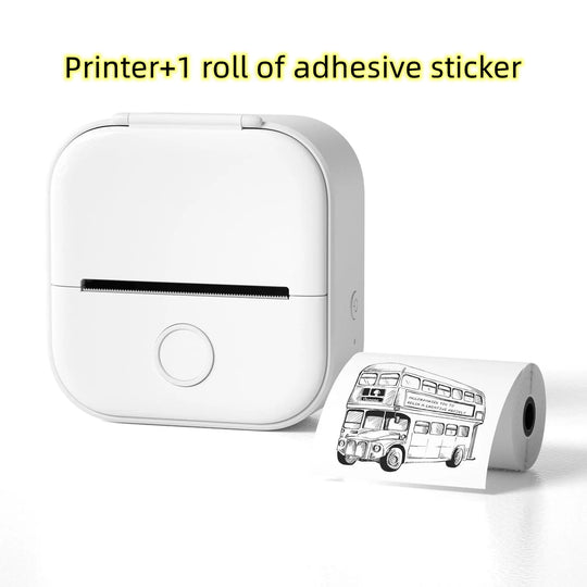 Portable Mini Thermal Label Printer Home Photo Printer Student Wrong Question Printer Bluetooth-compatible Mini Label Printer Price Tag - Unique Unique Unique Portable Mini Thermal Label Printer Home Photo Printer Student Wrong Question Printer Bluetooth-compatible Mini Label Printer Price Tag
