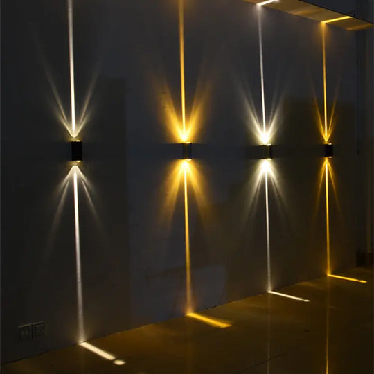 Line Household Aisle Exterior Wall Waterproof Spotlight Wall Lamp - Unique Unique Unique Line Household Aisle Exterior Wall Waterproof Spotlight Wall Lamp