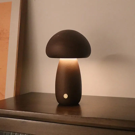INS Wooden Cute Mushroom LED Night Light With Touch Switch Bedside Table Lamp For Bedroom Childrens Room Sleeping Night Lamps Home Decor - Unique Unique Unique INS Wooden Cute Mushroom LED Night Light With Touch Switch Bedside Table Lamp For Bedroom Childrens Room Sleeping Night Lamps Home Decor
