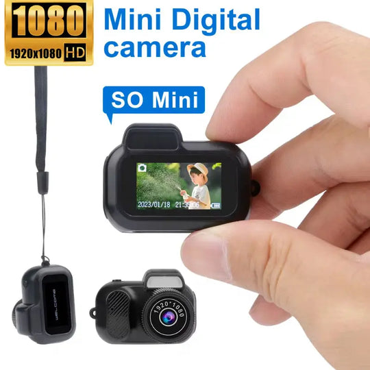 Retro Mini Camera With Screen Indoor Home Outdoor 1080p HD Portable Very Small Camera Video Support Holiday Gifts - Unique Unique Unique Retro Mini Camera With Screen Indoor Home Outdoor 1080p HD Portable Very Small Camera Video Support Holiday Gifts