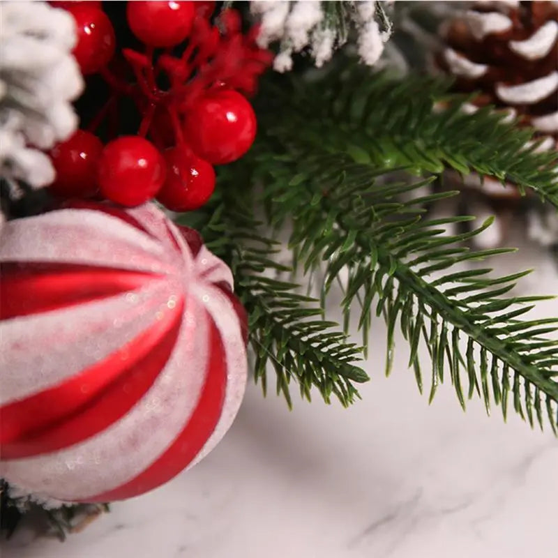 Upside Down Christmas Tree Rattan Door Hanging Garland Decoration Ornaments - Unique Unique Unique Upside Down Christmas Tree Rattan Door Hanging Garland Decoration Ornaments