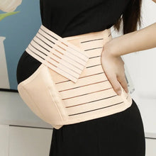 Maternity Belt Support Belt Three-piece Elastic Breathable Adjustable Waist Support - Unique Unique Unique Maternity Belt Support Belt Three-piece Elastic Breathable Adjustable Waist Support