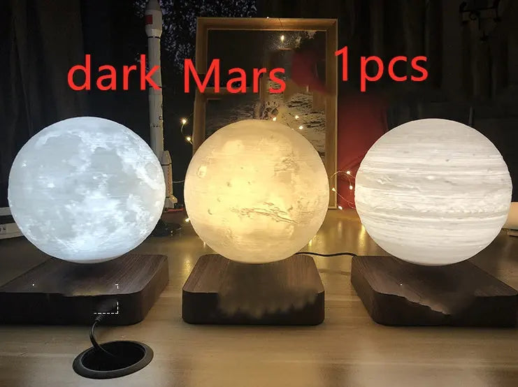 Magnetic Levitation Table Lamp Moon Light 3D Printing Planet Night Light - Unique Unique Unique Magnetic Levitation Table Lamp Moon Light 3D Printing Planet Night Light