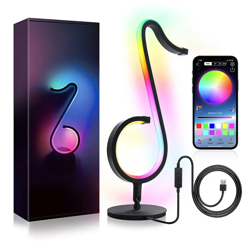 RGB Symphony Atmosphere Table Lamp Simple Night Light - Unique Unique Unique RGB Symphony Atmosphere Table Lamp Simple Night Light