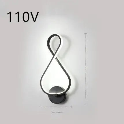 led wall lamp nordic minimalist bedroom bedside lamp - Unique Unique Unique led wall lamp nordic minimalist bedroom bedside lamp