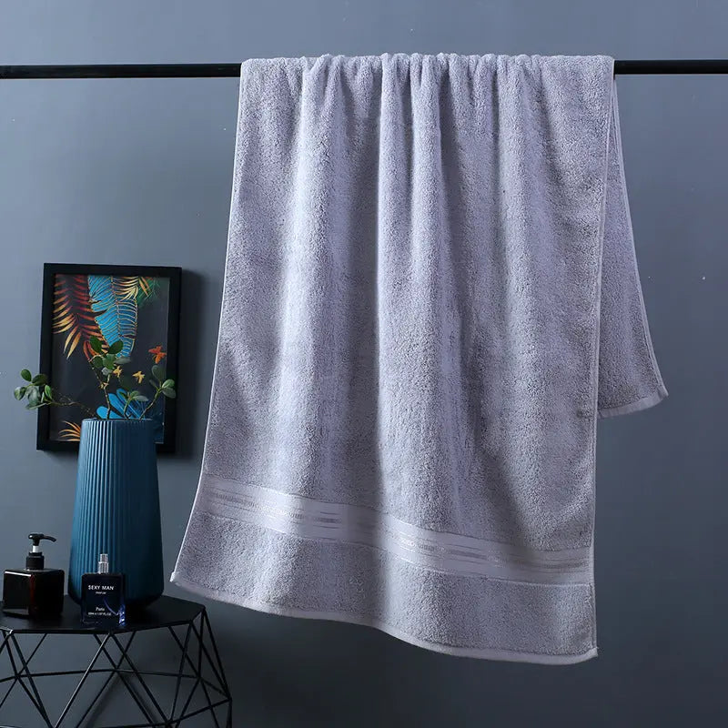 Pure Color Thick Cotton Bath Towel Set Towel Set Increased Pure Cotton Beach Towel Beauty Salon Bath Towel - Unique Unique Unique Pure Color Thick Cotton Bath Towel Set Towel Set Increased Pure Cotton Beach Towel Beauty Salon Bath Towel