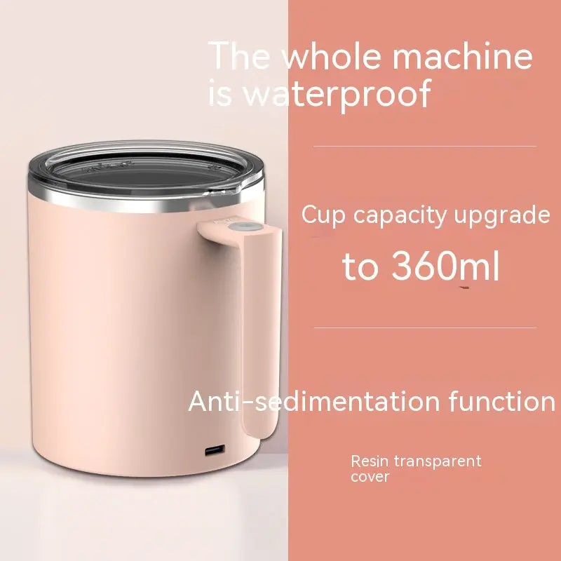 Portable Smart Magnetic Automatic Mixing Coffee Cup Rechargeable Rotating Home Office Travel Stirring Cup - Unique Unique Unique Portable Smart Magnetic Automatic Mixing Coffee Cup Rechargeable Rotating Home Office Travel Stirring Cup