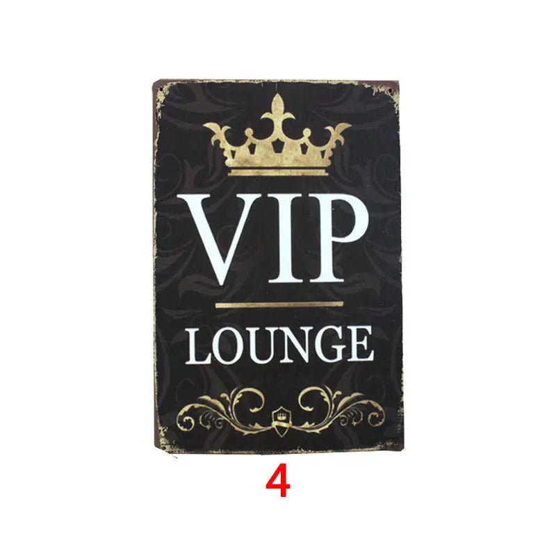 Retro Tin Painting Bar Home KTV Wall Hangings - Unique Unique Unique Retro Tin Painting Bar Home KTV Wall Hangings