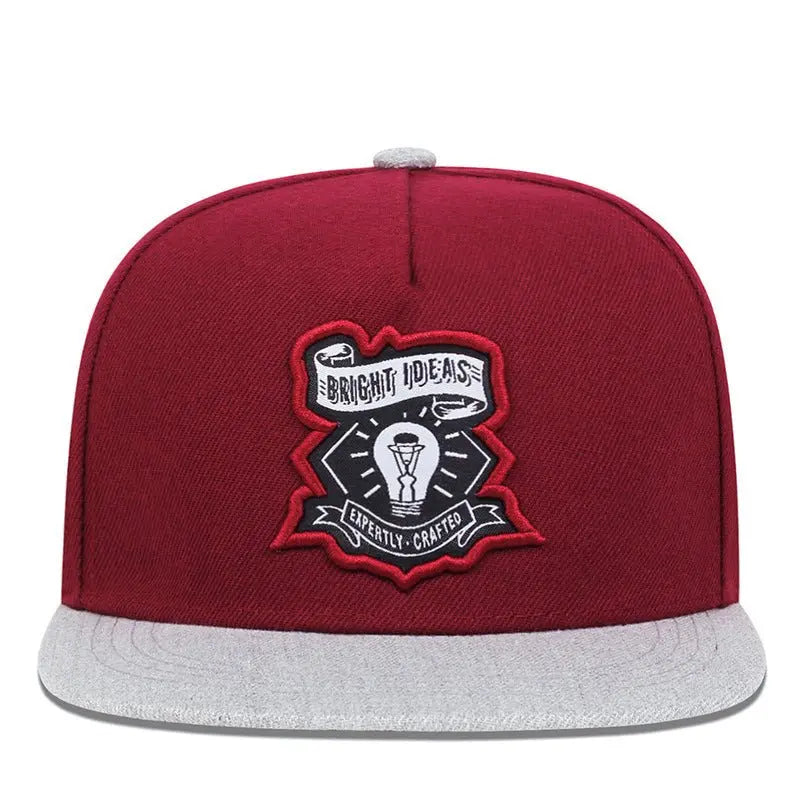 Fashion Unisex Bulb Series Simple Hip Hop Fashion Trending Versatile Style Outdoor Sun-shade Sun Protection Flat-brimmed Cap - Unique Unique Unique Fashion Unisex Bulb Series Simple Hip Hop Fashion Trending Versatile Style Outdoor Sun-shade Sun Protection Flat-brimmed Cap