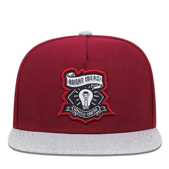 Fashion Unisex Bulb Series Simple Hip Hop Fashion Trending Versatile Style Outdoor Sun-shade Sun Protection Flat-brimmed Cap - Unique Unique Unique Fashion Unisex Bulb Series Simple Hip Hop Fashion Trending Versatile Style Outdoor Sun-shade Sun Protection Flat-brimmed Cap