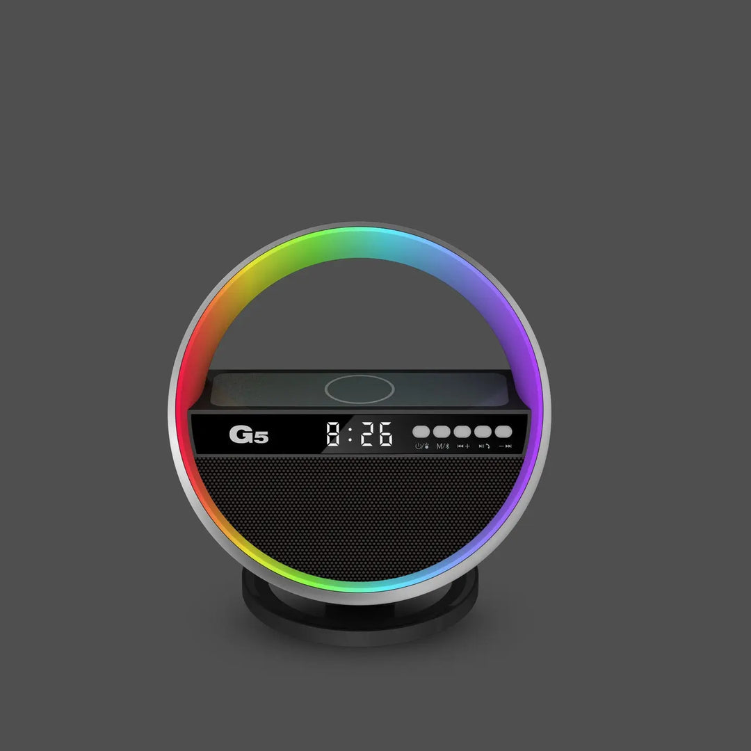 2024 New Multifunction RGB Night Light Wireless Charger Bluetooth-compatible Speaker Large G Ambience Light Home Decor - Unique Unique Unique 2024 New Multifunction RGB Night Light Wireless Charger Bluetooth-compatible Speaker Large G Ambience Light Home Decor