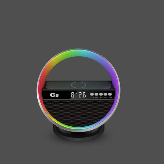 2024 New Multifunction RGB Night Light Wireless Charger Bluetooth-compatible Speaker Large G Ambience Light Home Decor - Unique Unique Unique 2024 New Multifunction RGB Night Light Wireless Charger Bluetooth-compatible Speaker Large G Ambience Light Home Decor