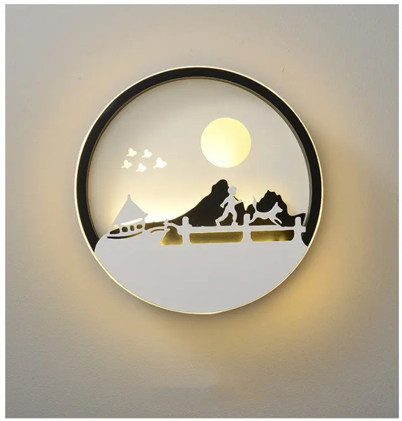 Wall Lamp Bedroom Modern Minimalist Creative Background - Unique Unique Unique Wall Lamp Bedroom Modern Minimalist Creative Background