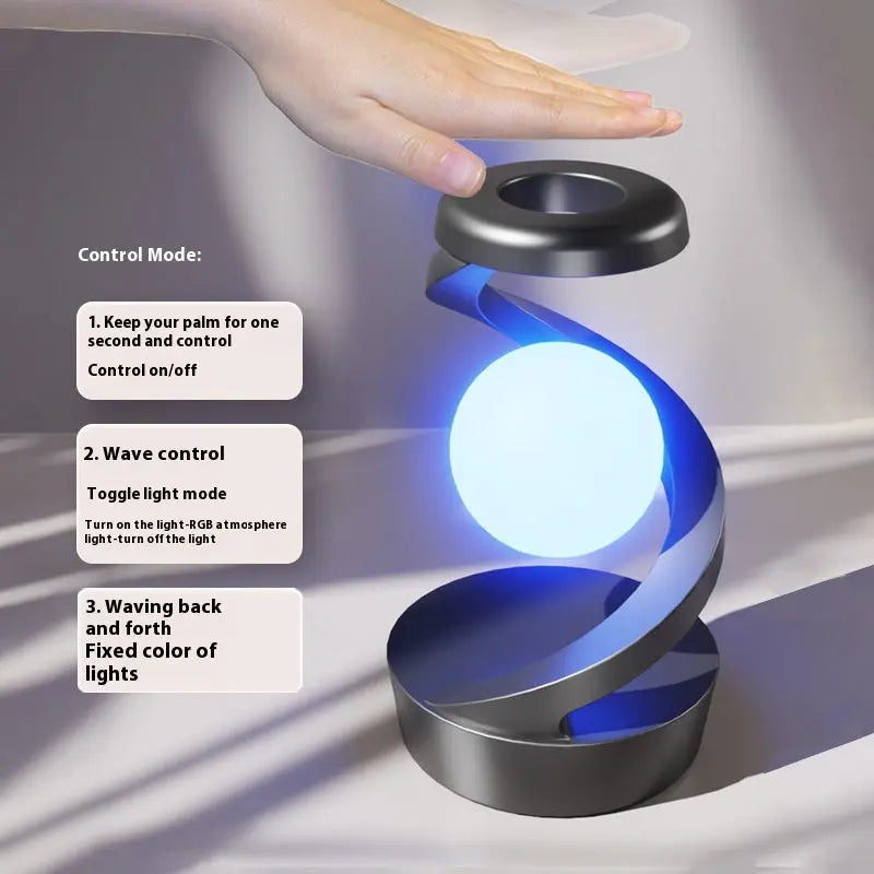 Rotating Moon Desk Lamp With Phone Wireless Charging Sensor Control Table Lamps Decorative Desktop Lamp Small Night Lamp Home Decor - Unique Unique Unique Rotating Moon Desk Lamp With Phone Wireless Charging Sensor Control Table Lamps Decorative Desktop Lamp Small Night Lamp Home Decor