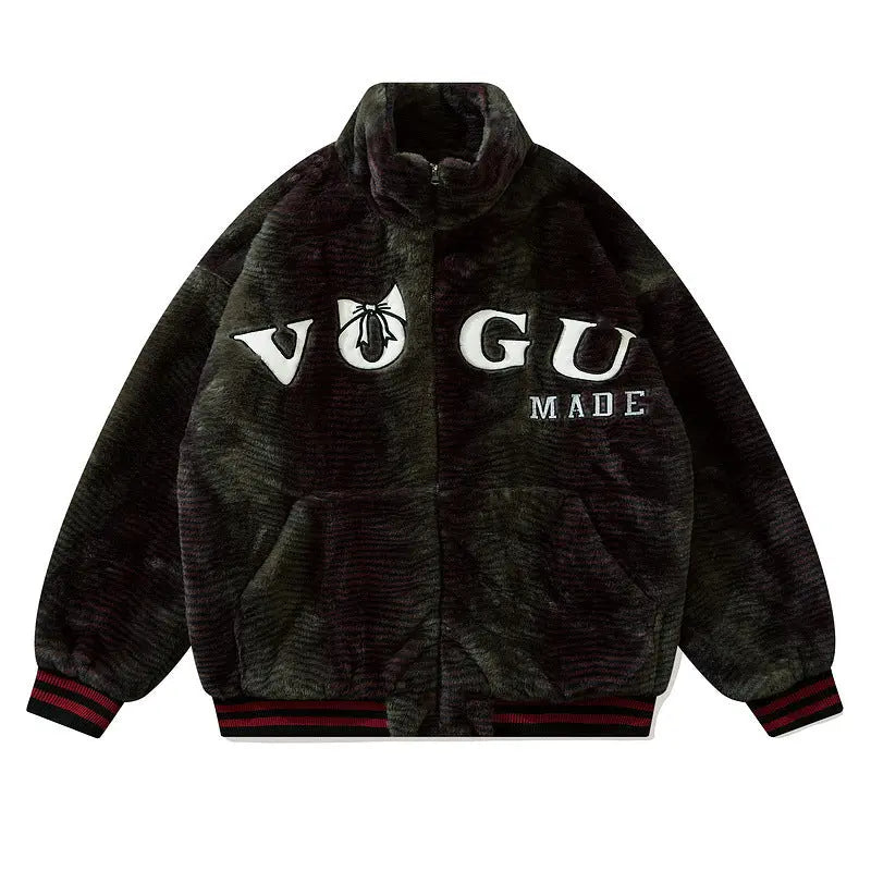 Plush Tiger-print Clothes With The Same Style For Men And Women - Unique Unique Unique Plush Tiger-print Clothes With The Same Style For Men And Women