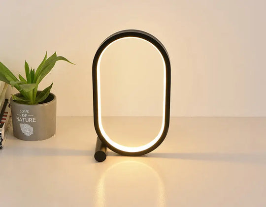 Usb Plug-In Lamp Oval Acrylic Lamp Touch Control Dimmable Modern Simple Creative Night Lamp Bedside Reading Lamp Desk Table Led - Unique Unique Unique Usb Plug-In Lamp Oval Acrylic Lamp Touch Control Dimmable Modern Simple Creative Night Lamp Bedside Reading Lamp Desk Table Led