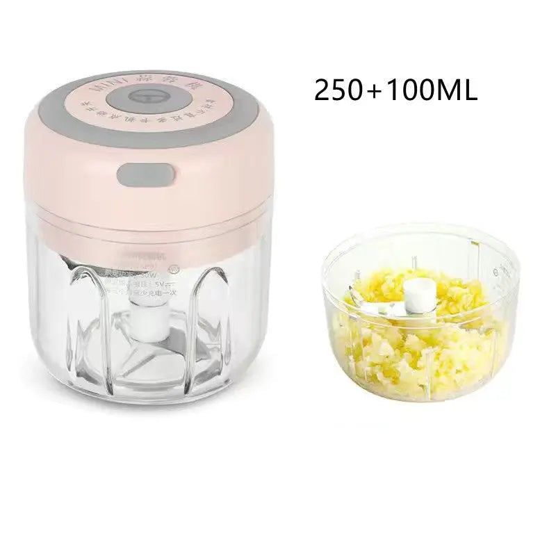 Mini Electric Garlic Chopper USB Charging Ginger Masher Machine Sturdy Durable Chili Vegetable Crusher Kitchen Tool - Unique Unique Unique Mini Electric Garlic Chopper USB Charging Ginger Masher Machine Sturdy Durable Chili Vegetable Crusher Kitchen Tool