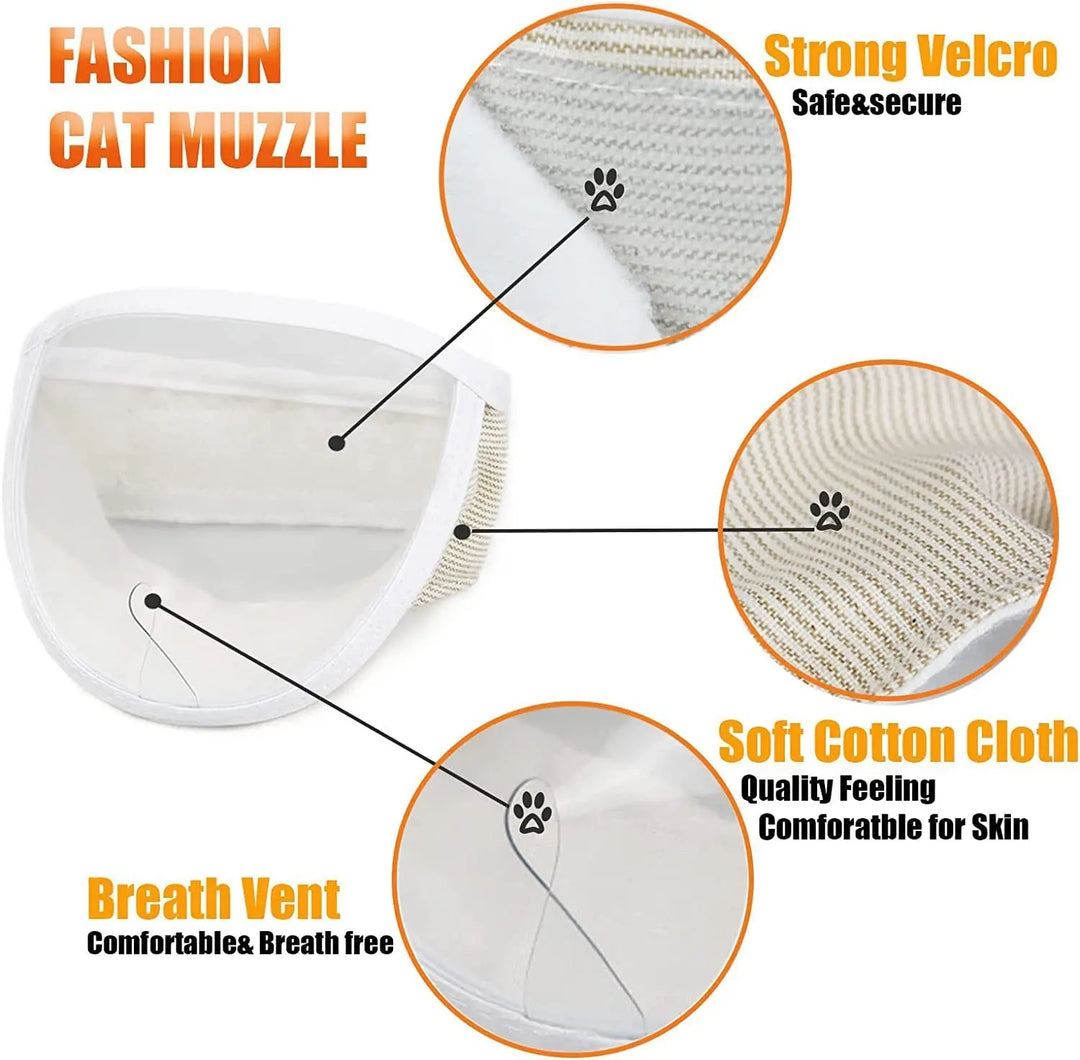 Anti Bite Puppy Kitten Muzzles Mask Pet Product Cat Muzzle Breathable Dogs Cats Bathing Grooming Tools - Unique Unique Unique Anti Bite Puppy Kitten Muzzles Mask Pet Product Cat Muzzle Breathable Dogs Cats Bathing Grooming Tools