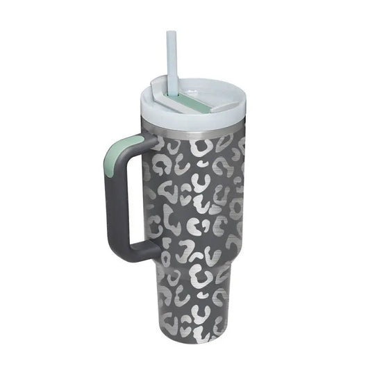 40 Oz Tumbler With Handle Straw Insulated, Stainless Steel Spill Proof Vacuum Coffee Cup Tumbler With Lid Tapered Mug Gifts For Valentine Lover Suitable For Car Gym Office Travel - Unique Unique Unique 40 Oz Tumbler With Handle Straw Insulated, Stainless Steel Spill Proof Vacuum Coffee Cup Tumbler With Lid Tapered Mug Gifts For Valentine Lover Suitable For Car Gym Office Travel