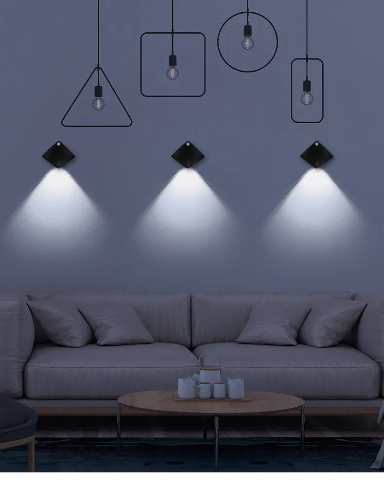 Wireless USB Rechargeable Decor Wall Lamp Human Body Sensing Home Decor Night Lights Bedroom Porch Balcony Corridor Decor Lamps - Unique Unique Unique Wireless USB Rechargeable Decor Wall Lamp Human Body Sensing Home Decor Night Lights Bedroom Porch Balcony Corridor Decor Lamps
