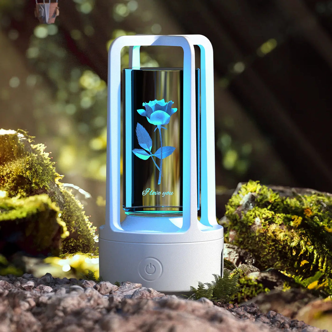 Creative 2 In 1 Audio Acrylic Crystal Lamp And Bluetooth Speaker Valentine's Day Gift Touch Night Lamp - Unique Unique Unique Creative 2 In 1 Audio Acrylic Crystal Lamp And Bluetooth Speaker Valentine's Day Gift Touch Night Lamp