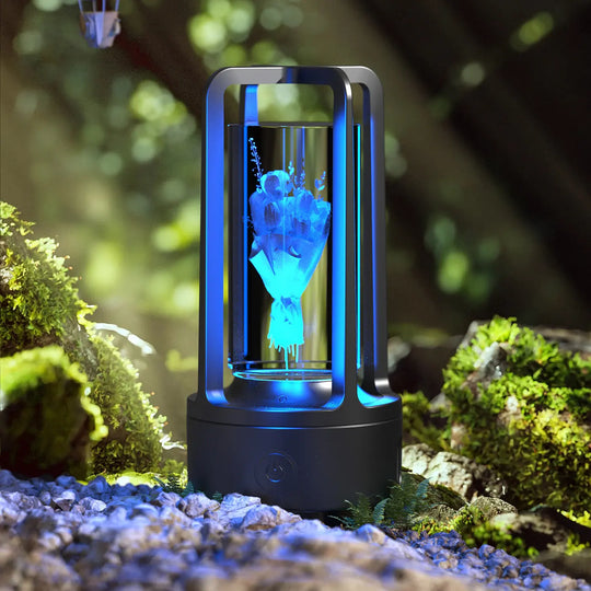 Creative 2 In 1 Audio Acrylic Crystal Lamp And Bluetooth Speaker Valentine's Day Gift Touch Night Lamp - Unique Unique Unique Creative 2 In 1 Audio Acrylic Crystal Lamp And Bluetooth Speaker Valentine's Day Gift Touch Night Lamp