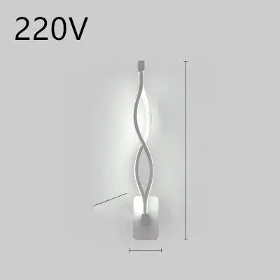 led wall lamp nordic minimalist bedroom bedside lamp Unique