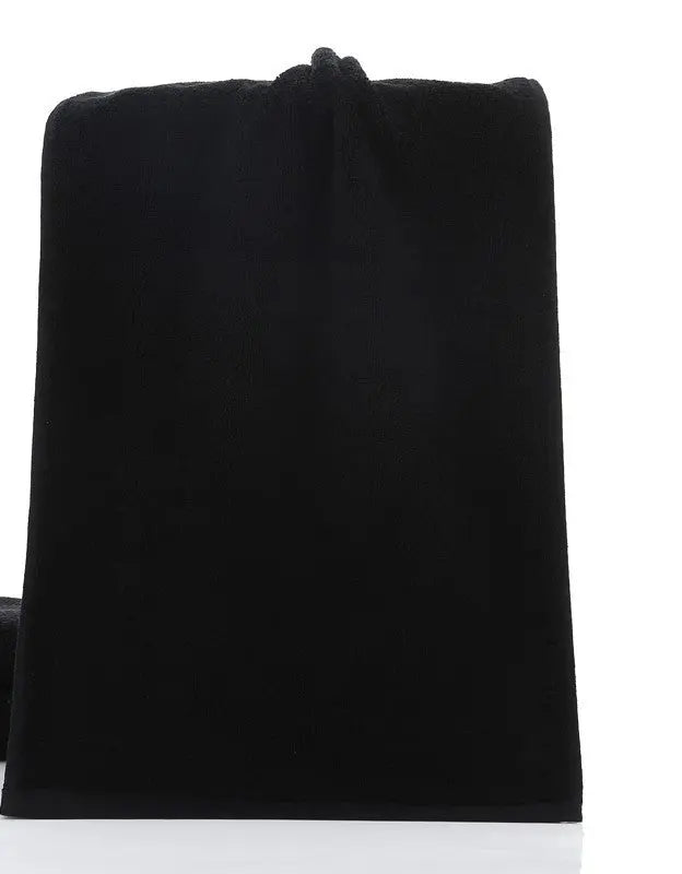 21 strands of black cotton towels - Unique Unique Unique 21 strands of black cotton towels
