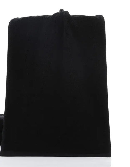 21 strands of black cotton towels - Unique Unique Unique 21 strands of black cotton towels