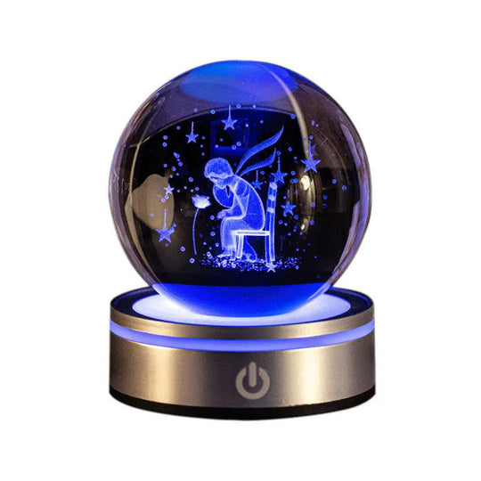 Creative 3D Inner Carving Luminous Crystal Ball Colorful Gradient Small Night Lamp Home Decorations Gifts Selection - Unique Unique Unique Creative 3D Inner Carving Luminous Crystal Ball Colorful Gradient Small Night Lamp Home Decorations Gifts Selection