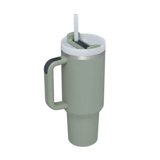 40 Oz Tumbler With Handle Straw Insulated, Stainless Steel Spill Proof Vacuum Coffee Cup Tumbler With Lid Tapered Mug Gifts For Valentine Lover Suitable For Car Gym Office Travel - Unique Unique Unique 40 Oz Tumbler With Handle Straw Insulated, Stainless Steel Spill Proof Vacuum Coffee Cup Tumbler With Lid Tapered Mug Gifts For Valentine Lover Suitable For Car Gym Office Travel