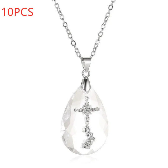 Simple Temperament Wild Drop Pendant Necklace - Unique Unique Unique Simple Temperament Wild Drop Pendant Necklace