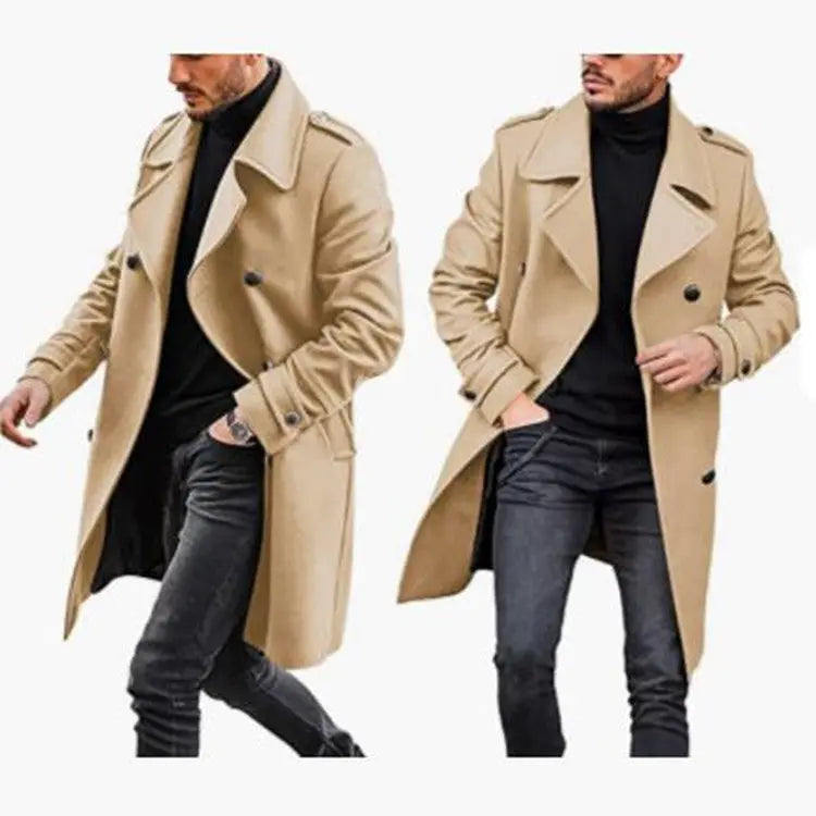Woolen Men's Coat Autumn And Winter New Product Warm Padded Jacket - Unique Unique Unique Woolen Men's Coat Autumn And Winter New Product Warm Padded Jacket