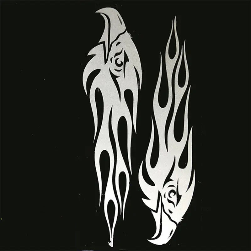 Car And Motorcycle Reflective Stickers Paired With Eagle Flame Car - Unique Unique Unique Car And Motorcycle Reflective Stickers Paired With Eagle Flame Car