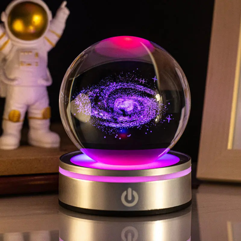 Creative 3D Inner Carving Luminous Crystal Ball Colorful Gradient Small Night Lamp Home Decorations Gifts Selection - Unique Unique Unique Creative 3D Inner Carving Luminous Crystal Ball Colorful Gradient Small Night Lamp Home Decorations Gifts Selection
