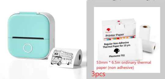 Portable Mini Thermal Label Printer Home Photo Printer Student Wrong Question Printer Bluetooth-compatible Mini Label Printer Price Tag Unique