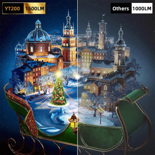 Smart Projector WiFi Portable 1080P Home Theater Video LED Mini Projector For Home Theaters Media Player Unique