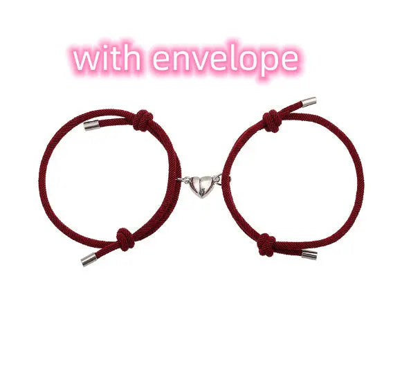 Simple Nylon Love Magnetic Bracelet Unique