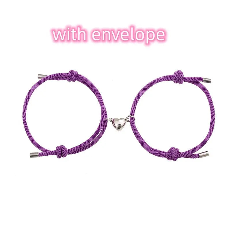 Simple Nylon Love Magnetic Bracelet - Unique Unique Unique Simple Nylon Love Magnetic Bracelet