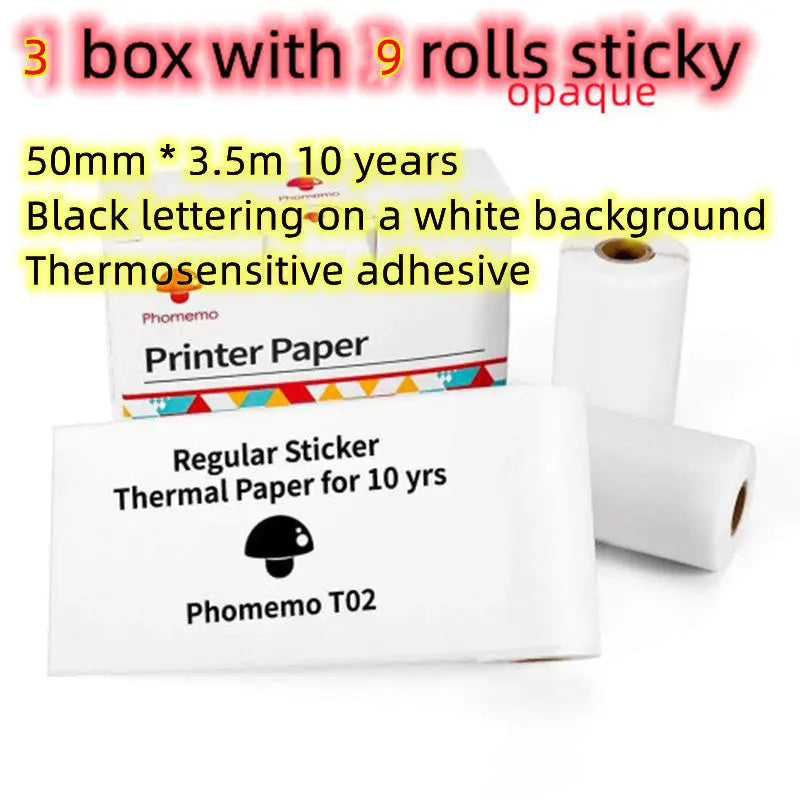 Portable Mini Thermal Label Printer Home Photo Printer Student Wrong Question Printer Bluetooth-compatible Mini Label Printer Price Tag Unique