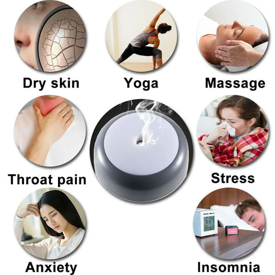 Aroma Essential Oil Diffuser Grain Ultrasonic Air LED Aromatherapy Humidifier - Unique Unique Unique Aroma Essential Oil Diffuser Grain Ultrasonic Air LED Aromatherapy Humidifier