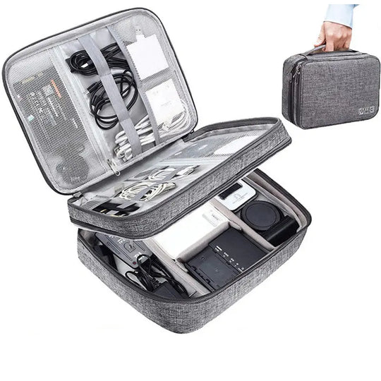 Electronics Organizer Travel Cable Organizer Bag Waterproof Portable Digital Storage Bag Electronic Accessories Case Cable Charger Organizer Case Multifunctional Waterproof Storage Bag - Unique Unique Unique Electronics Organizer Travel Cable Organizer Bag Waterproof Portable Digital Storage Bag Electronic Accessories Case Cable Charger Organizer Case Multifunctional Waterproof Storage Bag