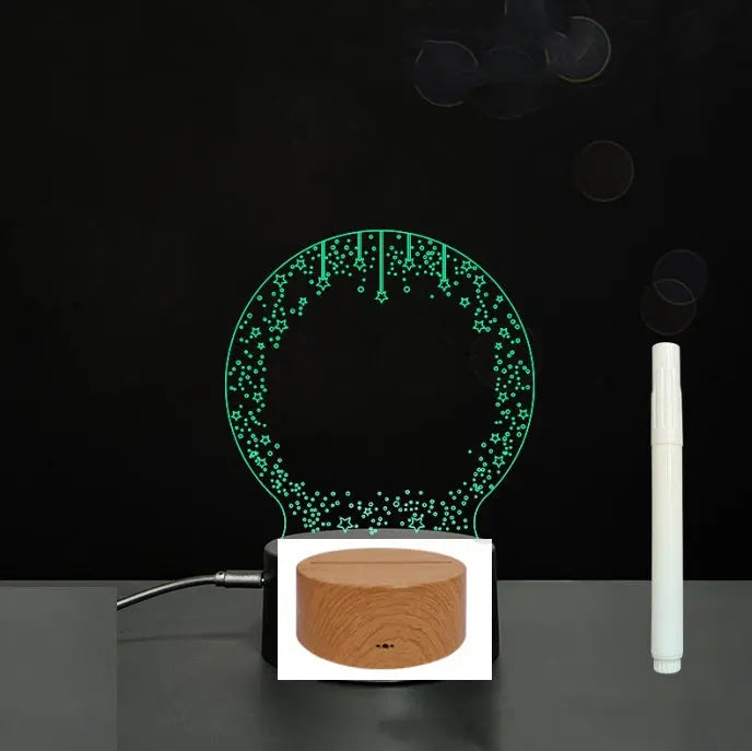 3D Acrylic Board Handwriting Message Board LED Light Unique
