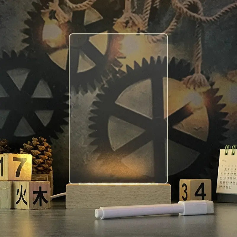 Creative Note Board Creative Led Night Light USB Message Board Holiday Light With Pen Gift For Children Girlfriend Decoration Night Lamp - Unique Unique Unique Creative Note Board Creative Led Night Light USB Message Board Holiday Light With Pen Gift For Children Girlfriend Decoration Night Lamp