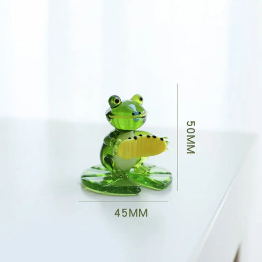Home Decor Glass Frog Ornament Shape - Unique Unique Unique Home Decor Glass Frog Ornament Shape