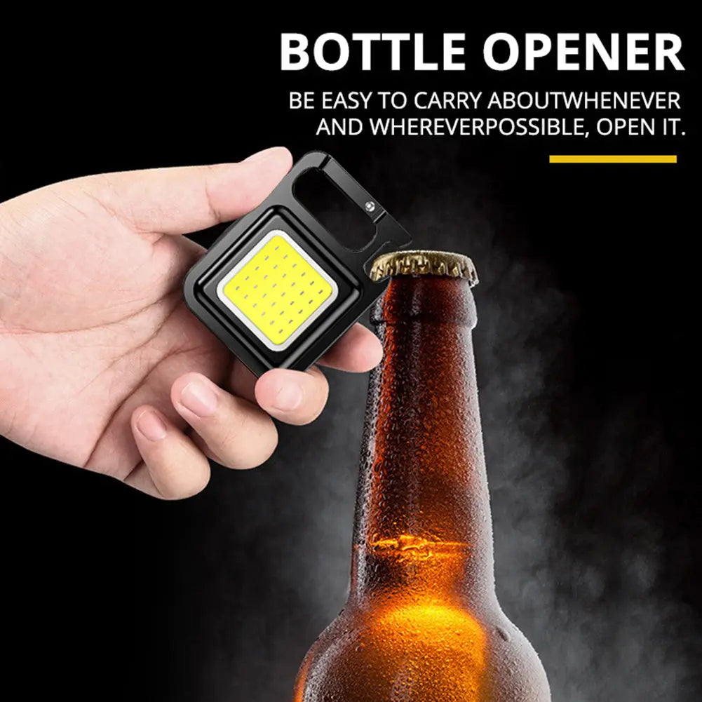 Mini Portable Flashlight Rechargeable Glare COB Keychain Light LED Work Light USB Charge Emergency Lamps Outdoor Camping Light - Unique Unique Unique Mini Portable Flashlight Rechargeable Glare COB Keychain Light LED Work Light USB Charge Emergency Lamps Outdoor Camping Light