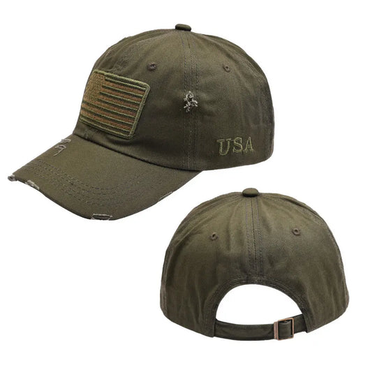 Letter Embroidery USA Flag Baseball Hat - Unique Unique Unique Letter Embroidery USA Flag Baseball Hat