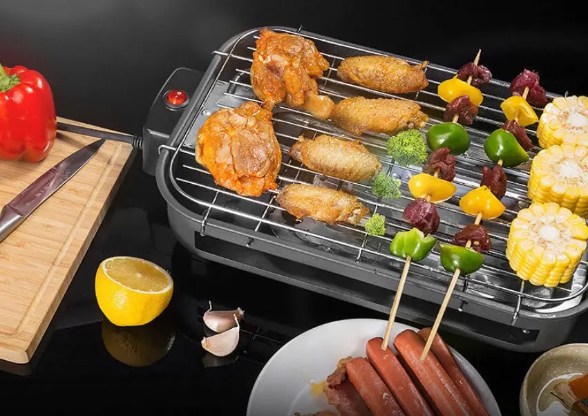 Factory directly for household barbecue square non-smoking electric oven carbon steel plate knob temperature control Korean electric baking tray customization - Unique Unique Unique Factory directly for household barbecue square non-smoking electric oven carbon steel plate knob temperature control Korean electric baking tray customization