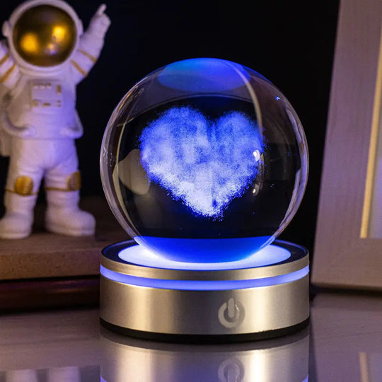 Creative 3D Inner Carving Luminous Crystal Ball Colorful Gradient Small Night Lamp Home Decorations Gifts Selection - Unique Unique Unique Creative 3D Inner Carving Luminous Crystal Ball Colorful Gradient Small Night Lamp Home Decorations Gifts Selection