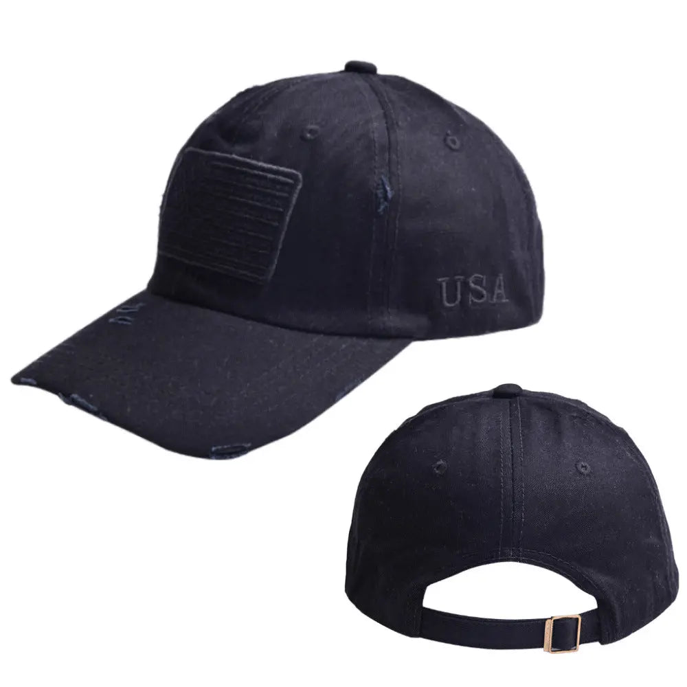 Letter Embroidery USA Flag Baseball Hat - Unique Unique Unique Letter Embroidery USA Flag Baseball Hat